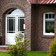 Single-family houses made of Jever frisian shaded