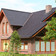 Single-family houses made of Wasserstrich muted shaded brick