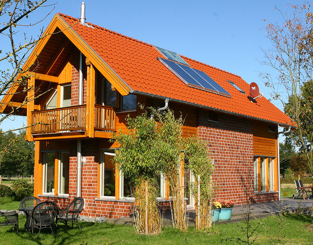 Single-family houses made of Filsum brick