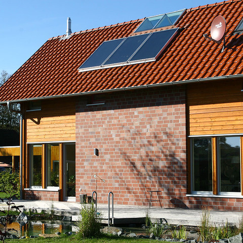 Single-family house made of Filsum brick