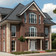 Single-family houses made of Wasserstrich muted shaded brick