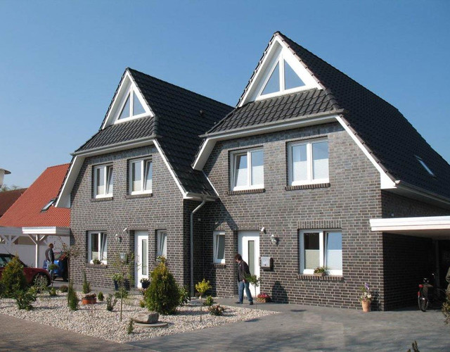 A residential building made of Cambridge brick