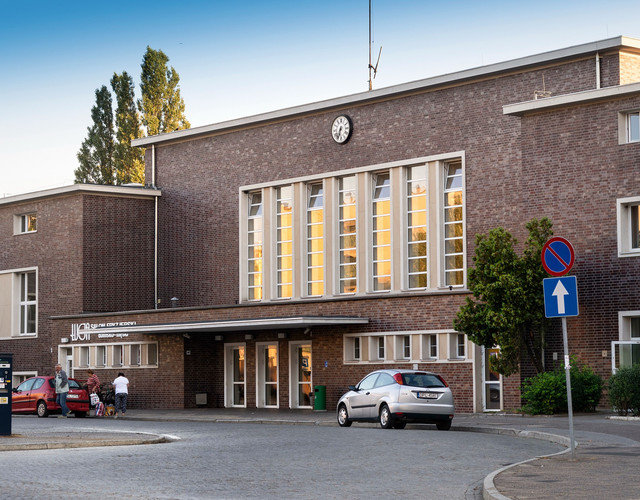 Railway station in Głogów