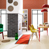  Living room: Clinker with a folk accent