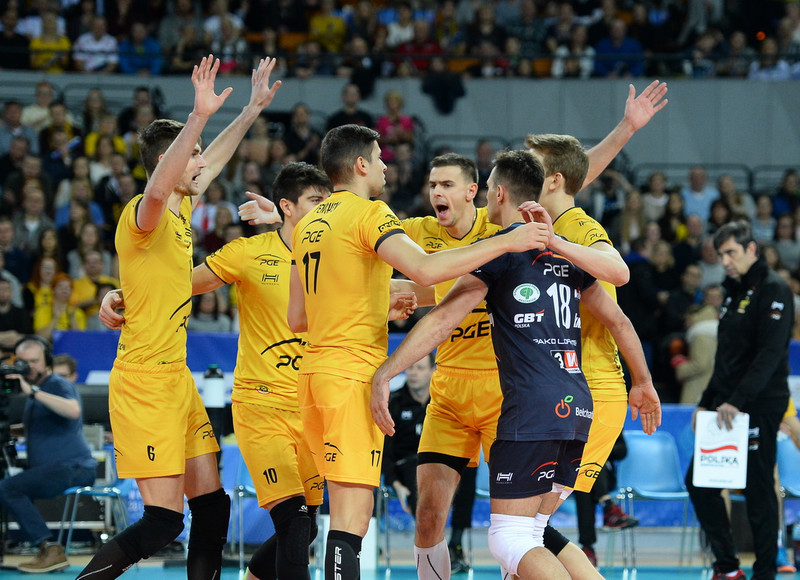 A fierce battle of our team in the final match of the Polish Volleyball Cup!