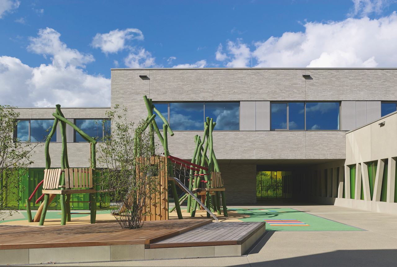 School campus in Capellen, Luxembourg School campus in Capellen, Luxembourg
