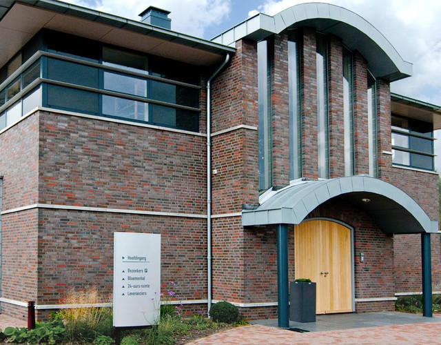 A residential building made of East End brick