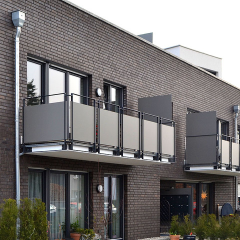 A multi-family house made of Nottingham brick