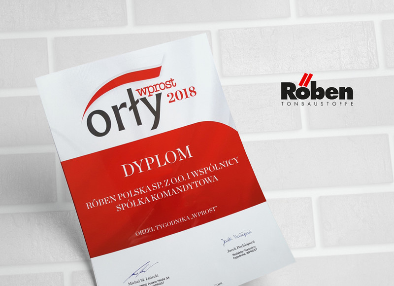 Röben awarded with the Wprost Eagle!