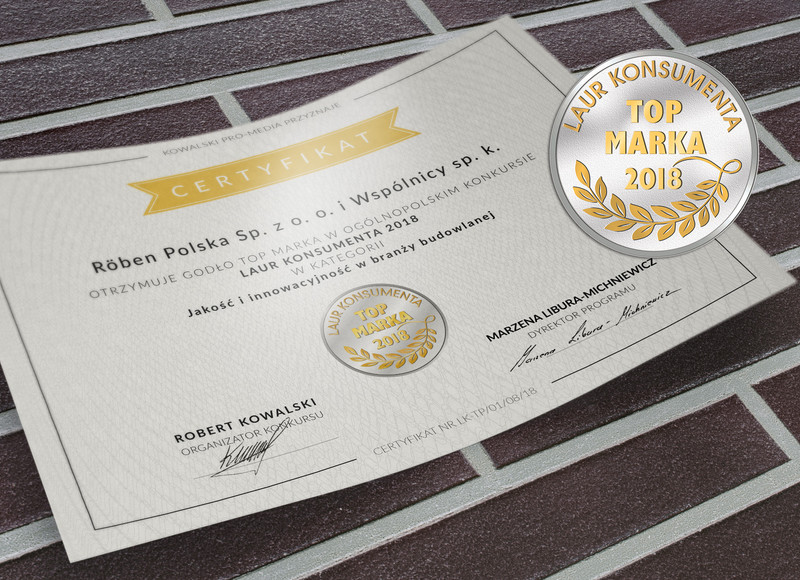 The Röben brand received the "Consumer Laurel 2018"!