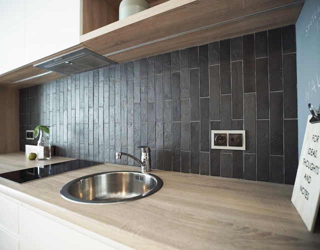A modern kitchenette