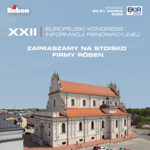 Röben na XXII Europejskim Kongresie Informacji Renowacyjnej Röben na XXII Europejskim Kongresie Informacji Renowacyjnej